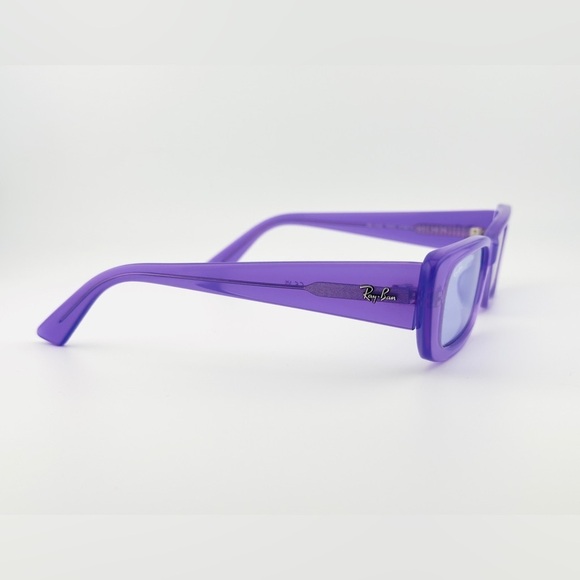 Ray-Ban Teru Bio Based Sunglasses RB4425 Transparent Purple Frame Violet Lenses main image 13